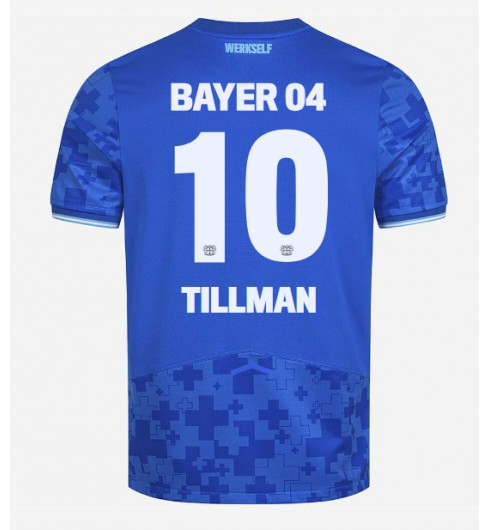 Moške Nogometnih dresov Bayer Leverkusen Malik Tillman #10 Tretji 2025-26 Kratki rokavi Moške Nogometnih dresov Bayer Leverkusen Malik Tillman #10 Tretji 2025-26 Kratki rokavi